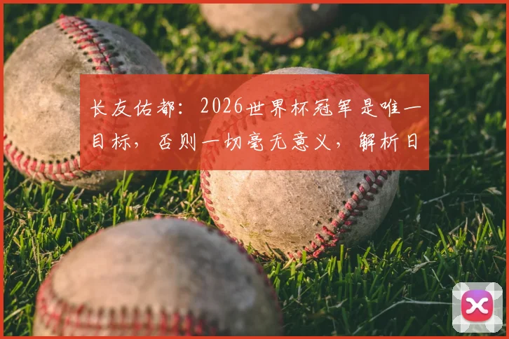 长友佑都：2026世界杯冠军是唯一目标，否则一切毫无意义，解析日本队长的终极决心